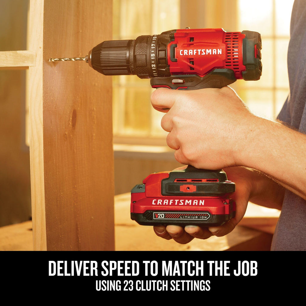 Cordless Drill/Driver Kit, 1/2 inch, Battery and Charger Included Z305