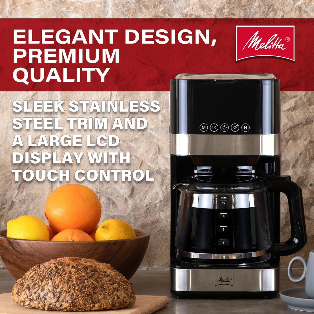 Glass Drip Coffee Maker with 10 Cup Carafe W58494