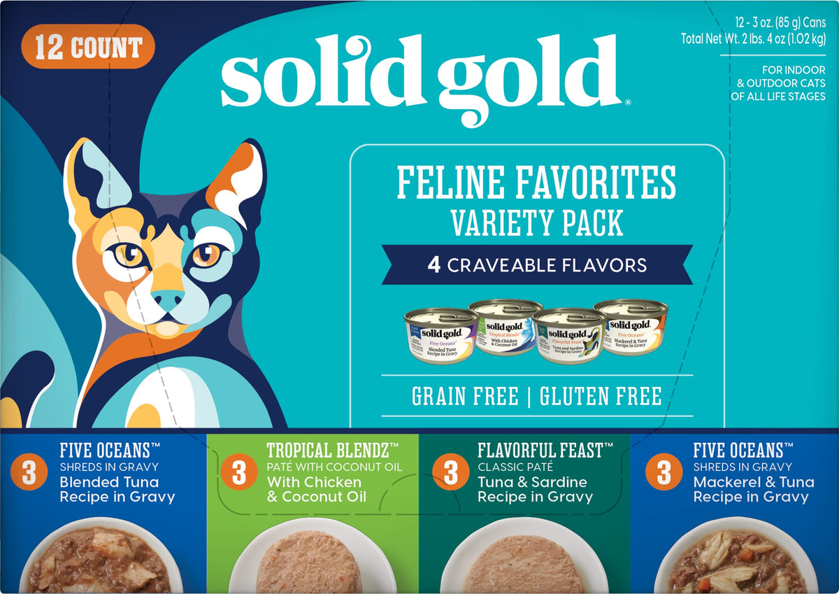Salmon Dry Cat Food and Wet Cat Food Variety Pack K311617