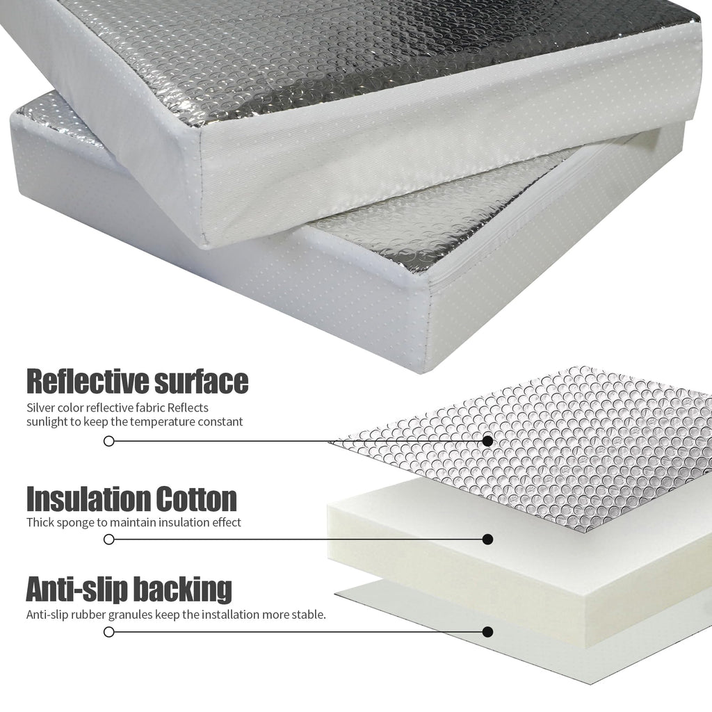 22 x 14 Inch RV Vent Insulator with Reflective Surface U877