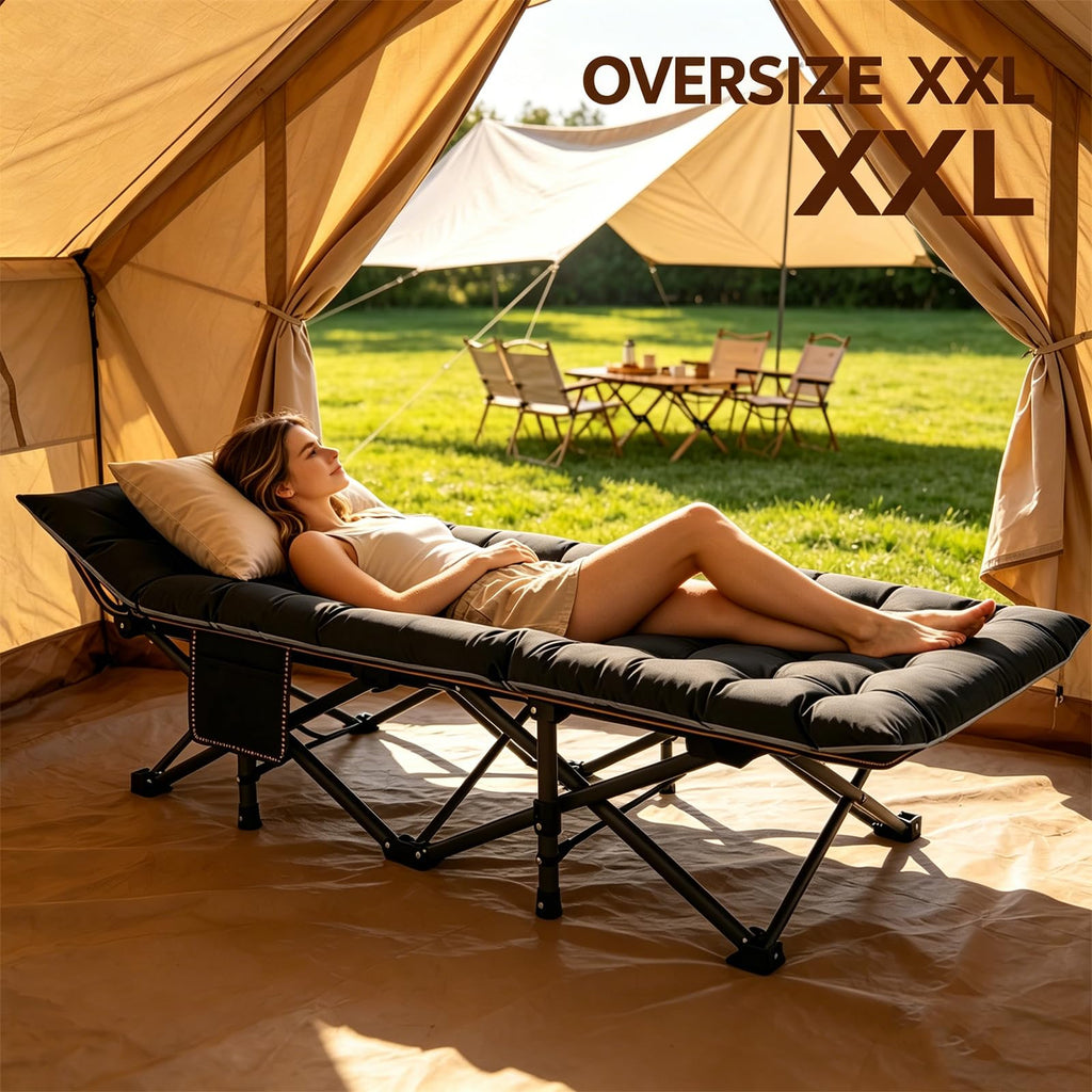 Oversized XXL Folding Camping Cot V70707
