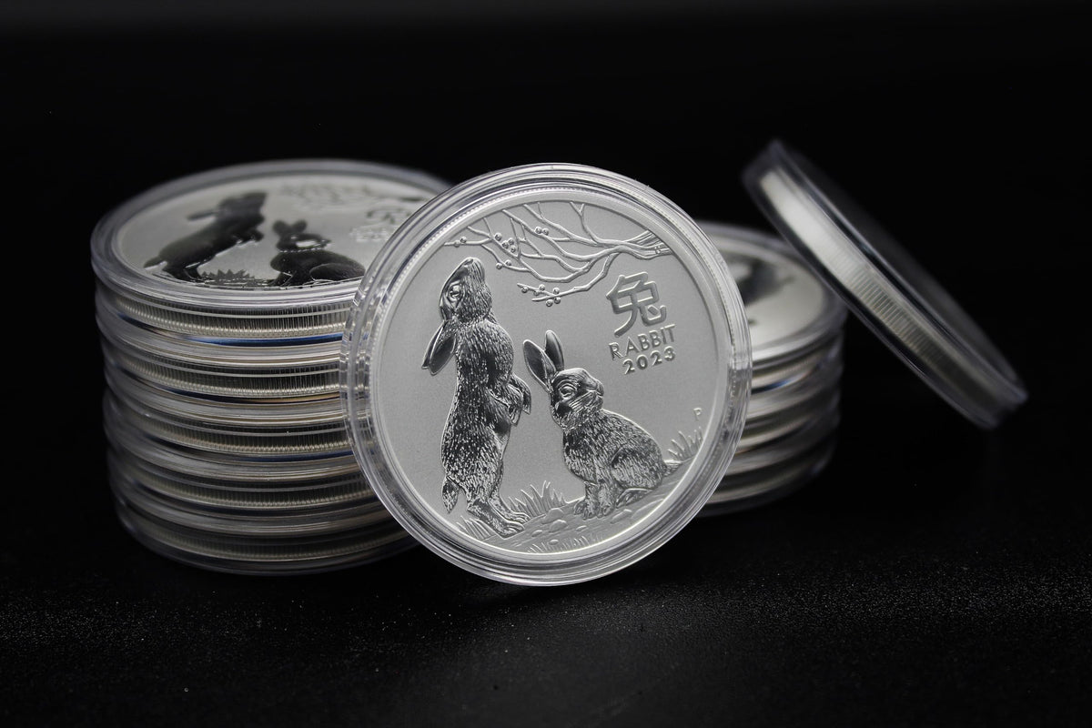 1 oz Silver Year of the Rabbit Coin D43476