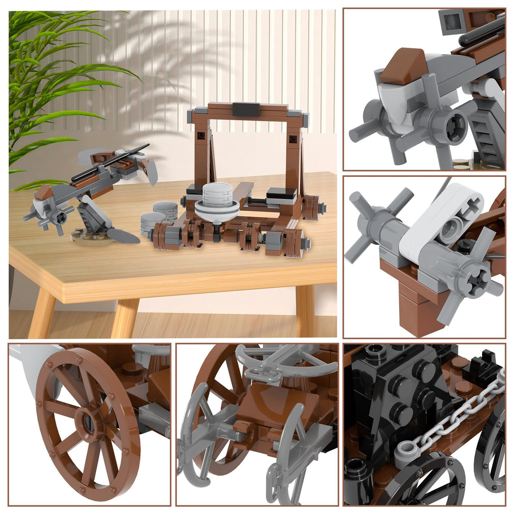564 Pcs Medieval Weapons Building Block Set T63382