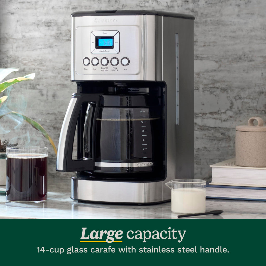 Programmable 14-Cup Glass Carafe Coffee Maker O18159