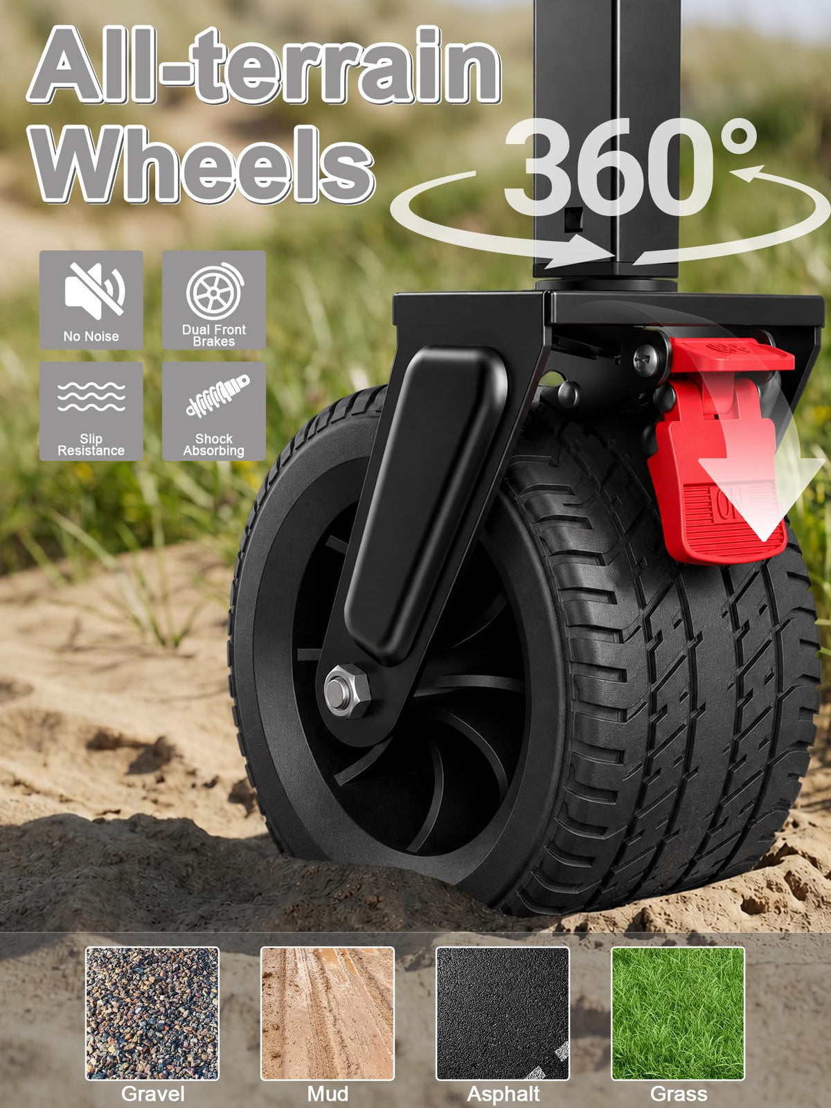 Collapsible Wagon with Canopy Black X8691