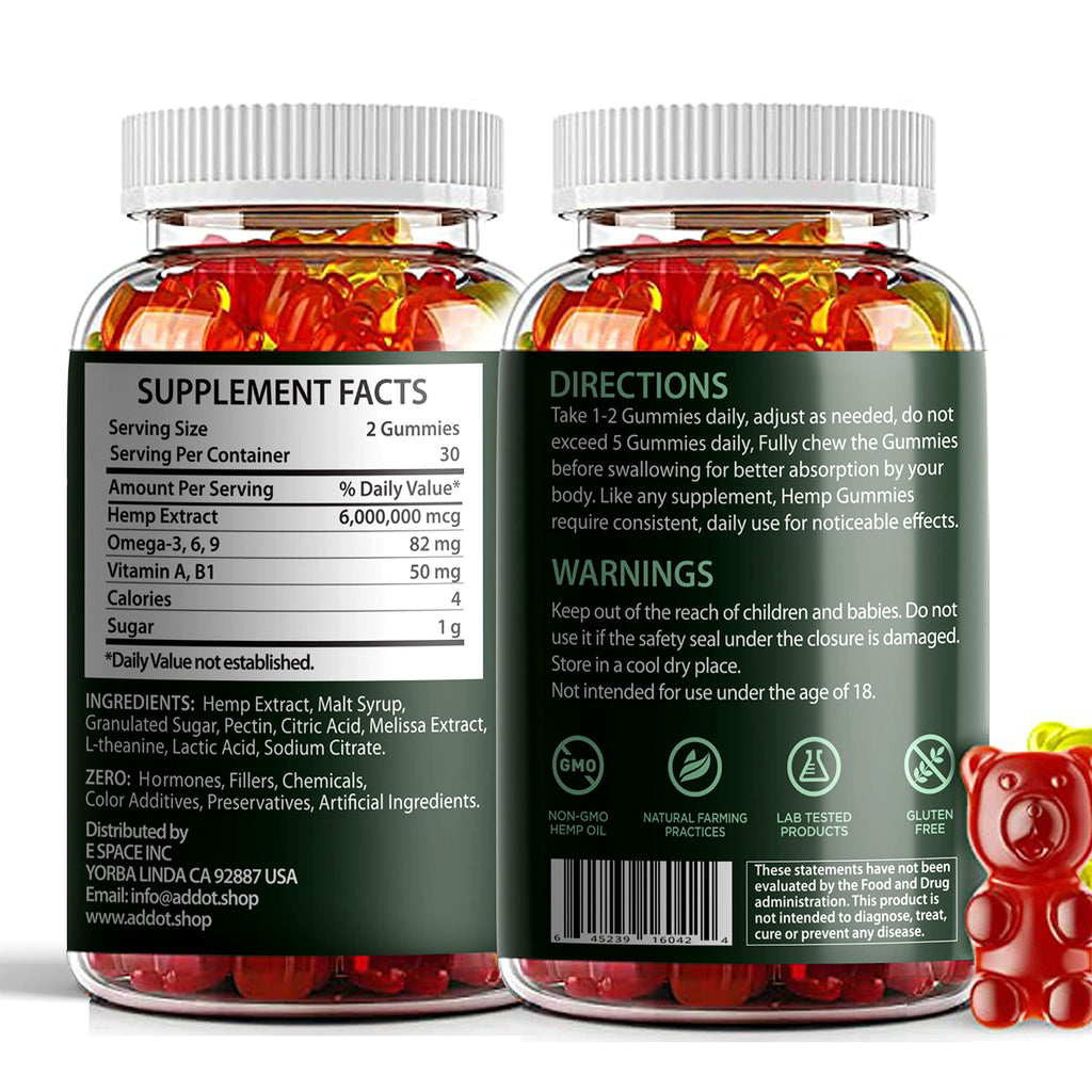Hemp Gummies 60 Gummies K771
