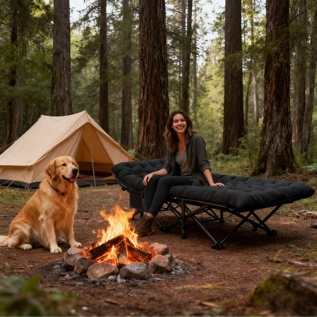 Oversized XXL Folding Camping Cot V70707