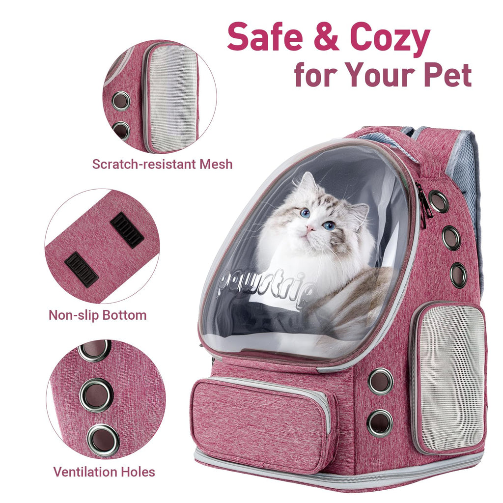 Cat Backpack Carrier Clear Bubble Window up to 15 lb I615573
