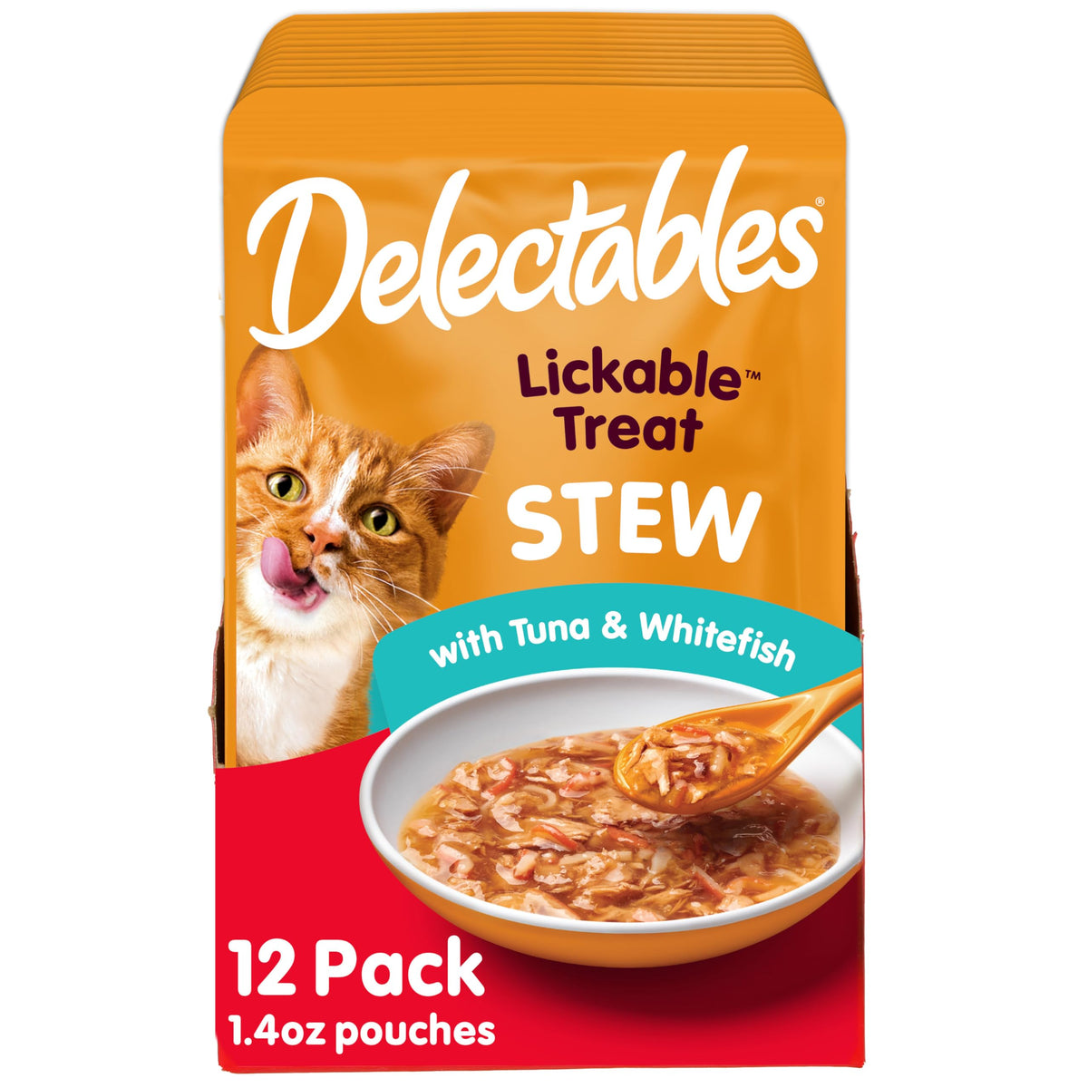 Wet Cat Treat with Real Tuna & Whitefish 1.4oz 12ct U400558
