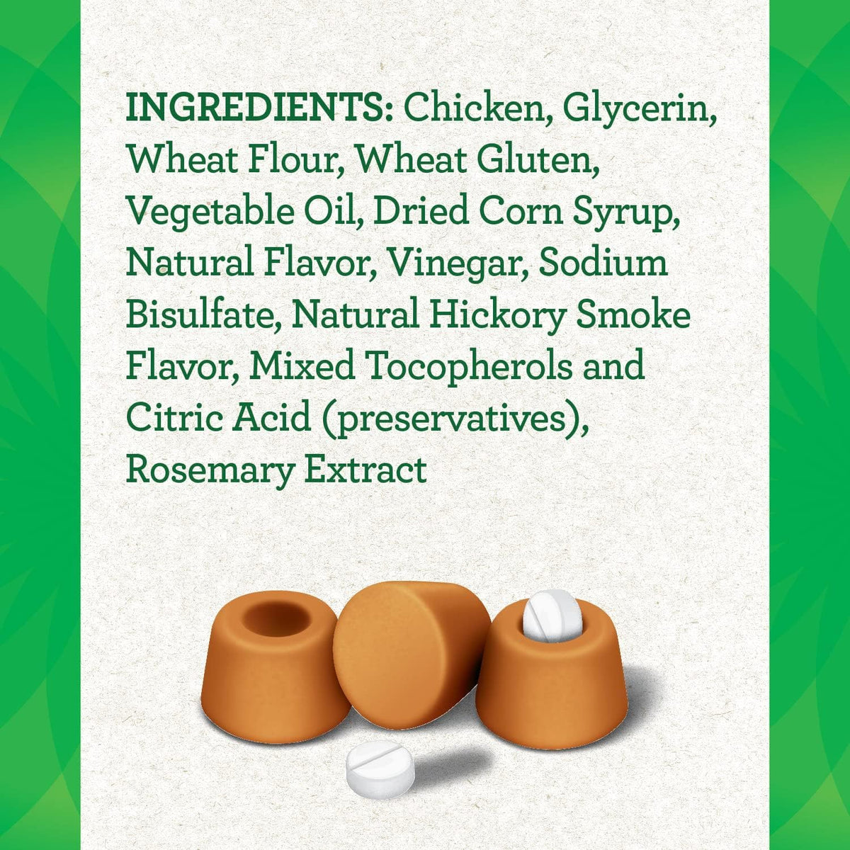 Chicken Dog Treats 30 Count Pack of 6 E730