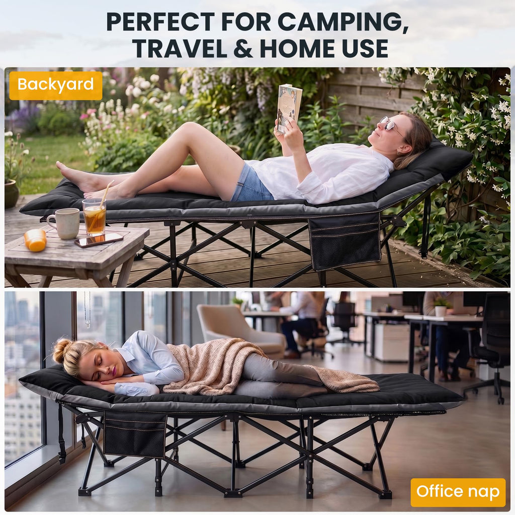 Oversized XXL Folding Camping Cot V70707