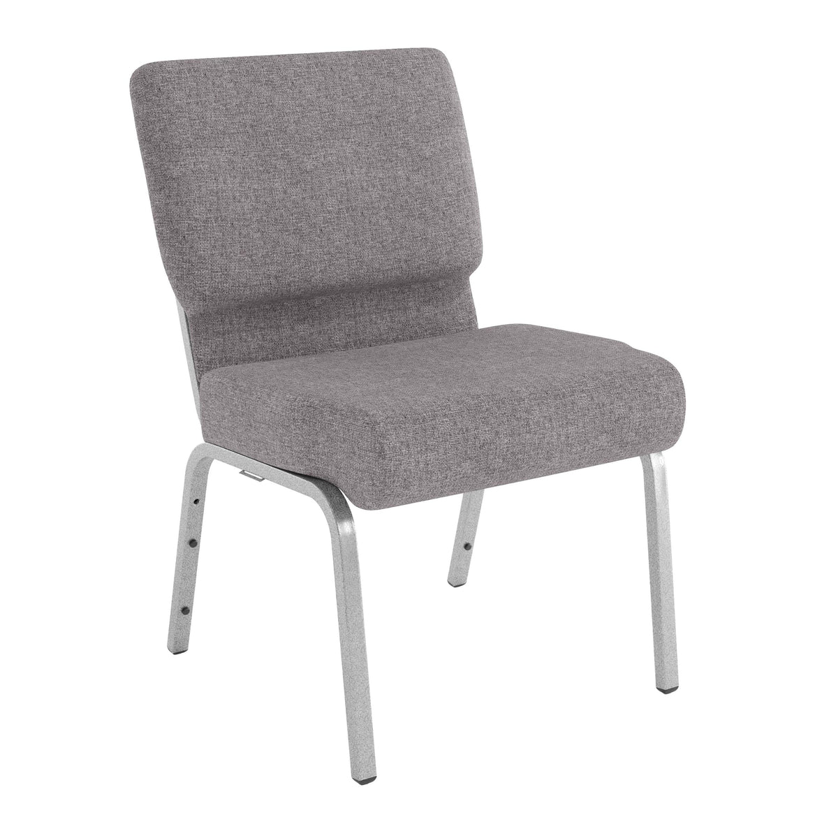 Gray 21" W Stacking Church Chair 4-Pack U77048