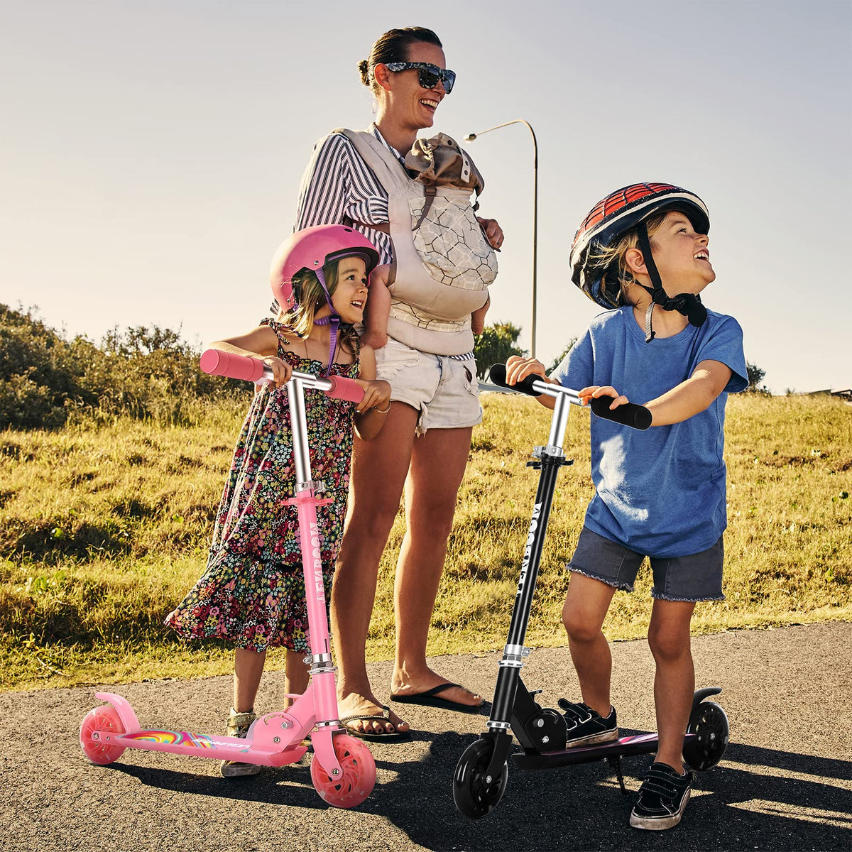 Folding Kids Scooter with Adjustable Handlebar K812849
