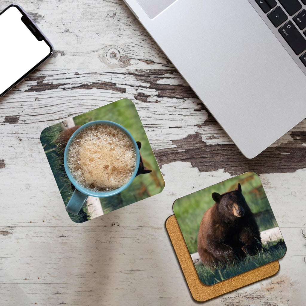 Set of 8 Cork Coasters D798