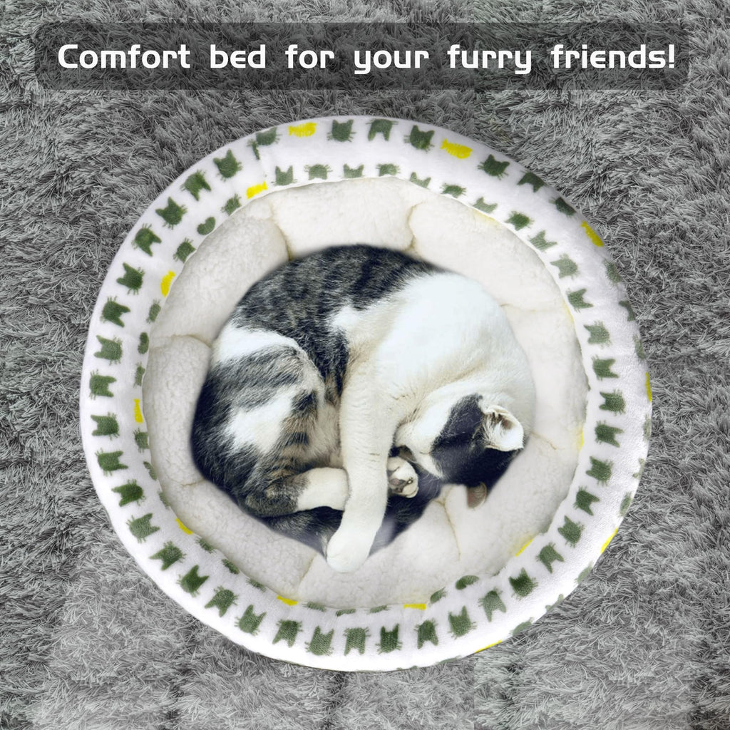 Beige Washable Dog Sofa Bed E304646