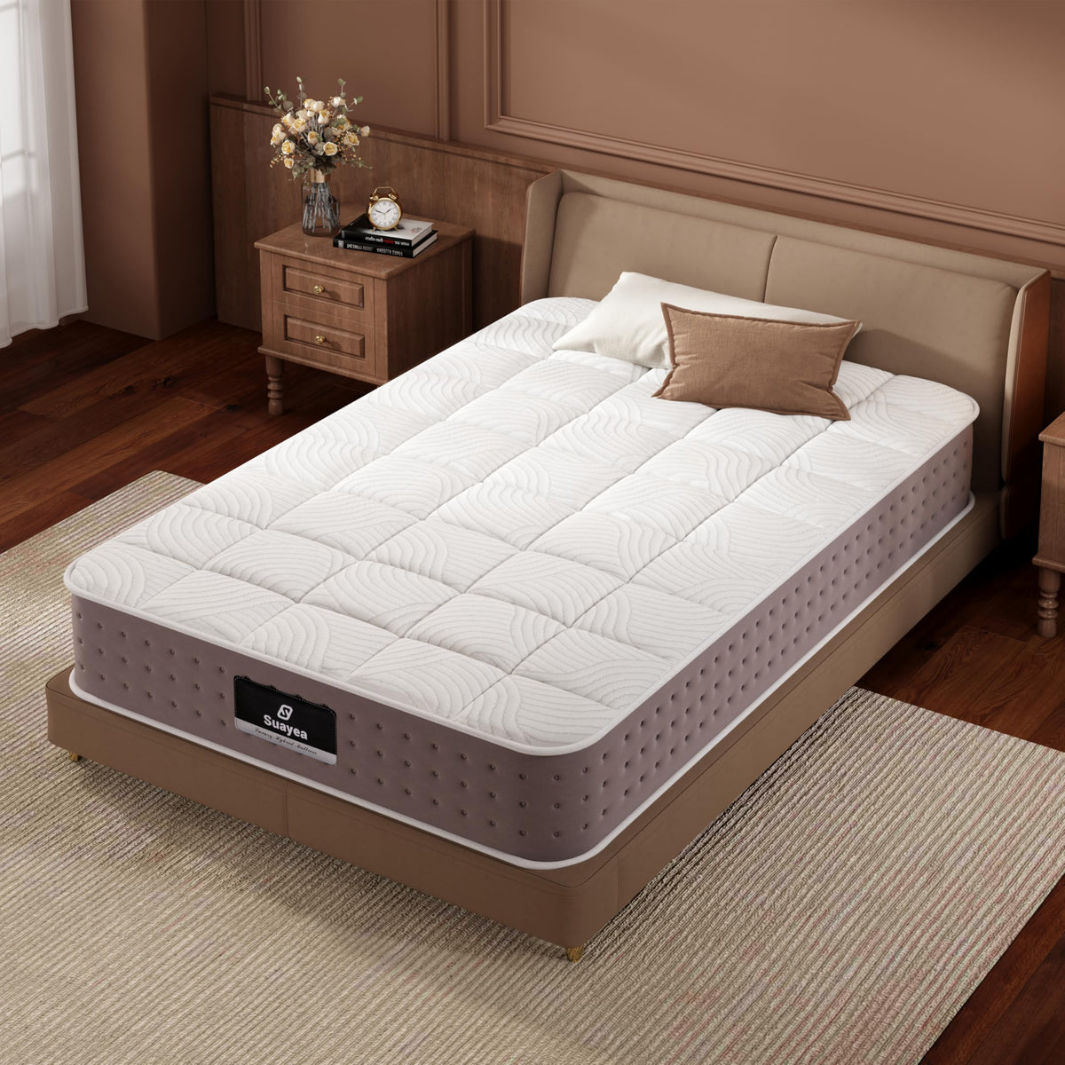 8 Inch Medium Firm Twin XL Hybrid Mattress Y657