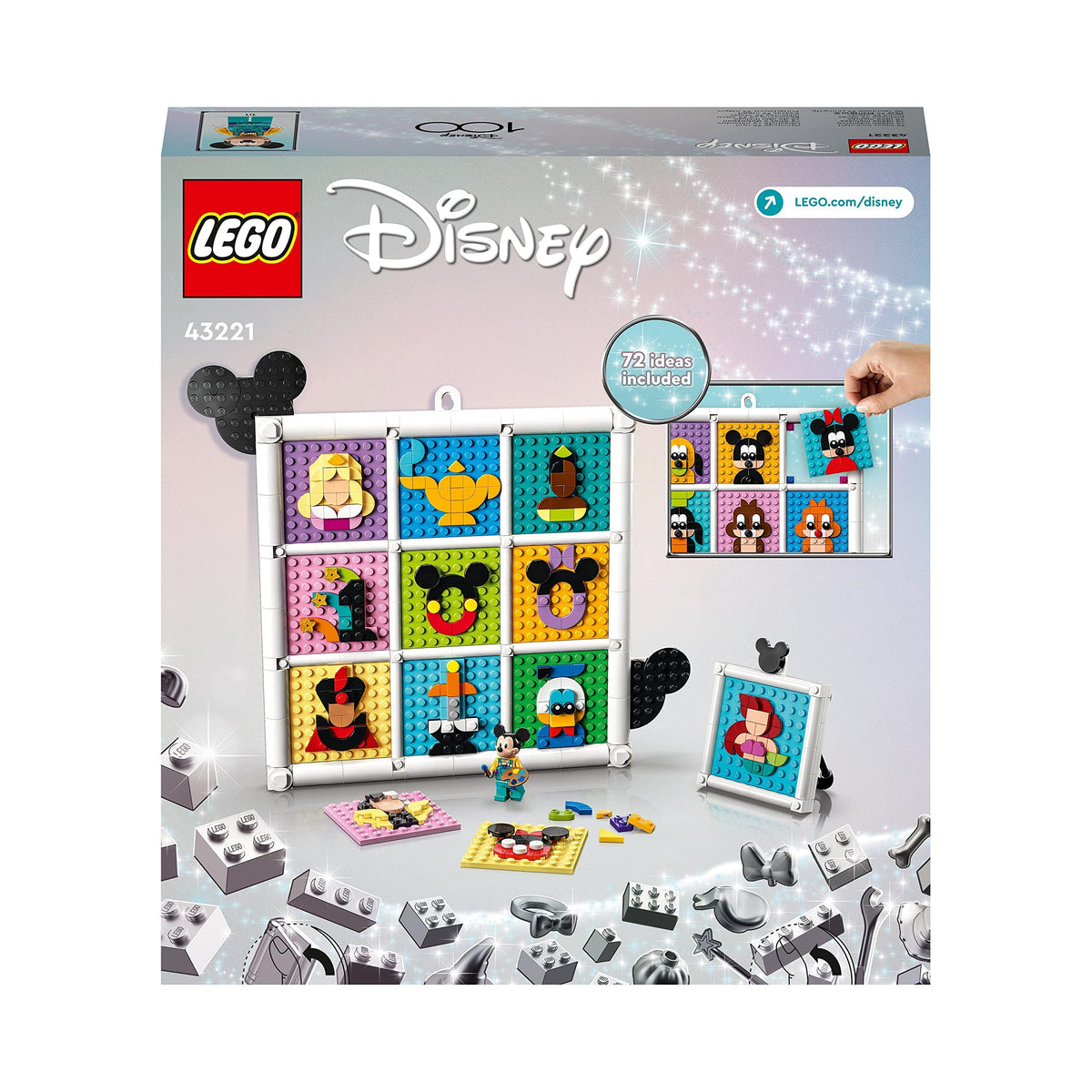 Disney Animated Figures Craft Set with 72 Mosaic Designs Y8265