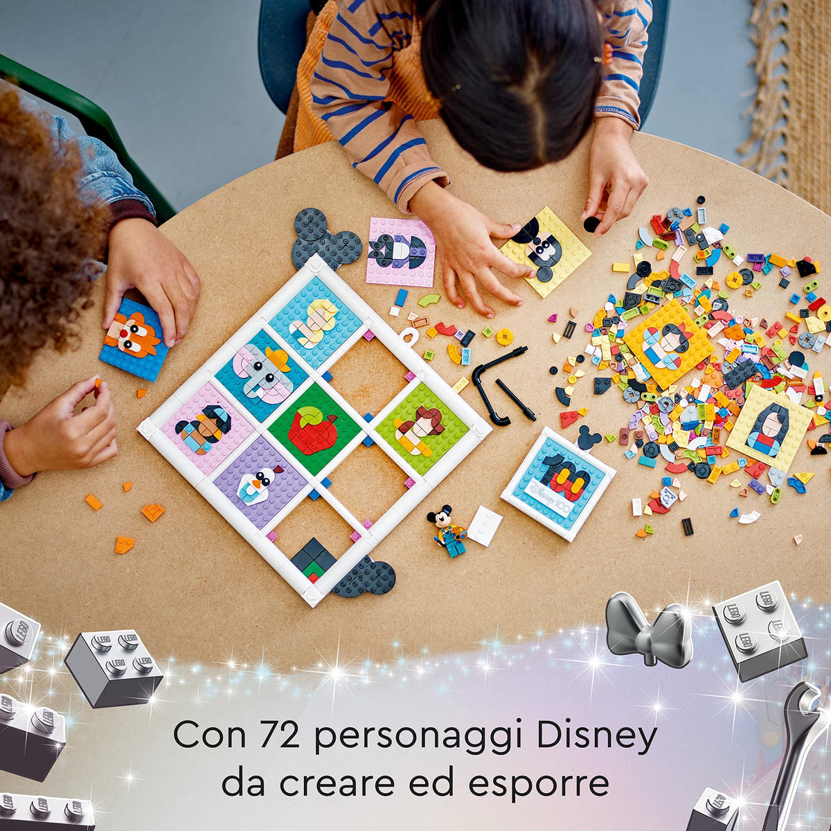 Disney Animated Figures Craft Set with 72 Mosaic Designs Y8265