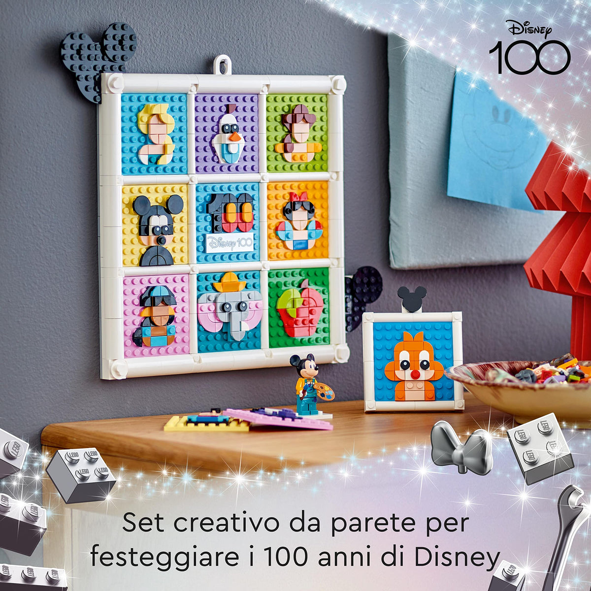 Disney Animated Figures Craft Set with 72 Mosaic Designs Y8265