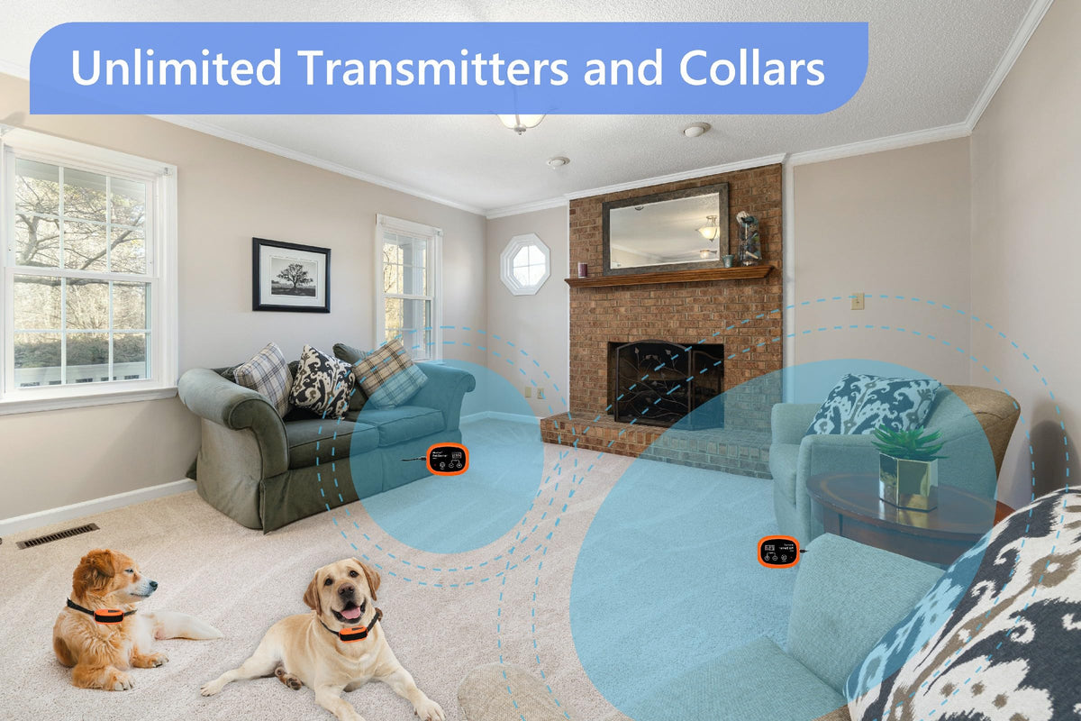 Wireless Indoor Electric Pet Barrier for 2 Dogs O1109