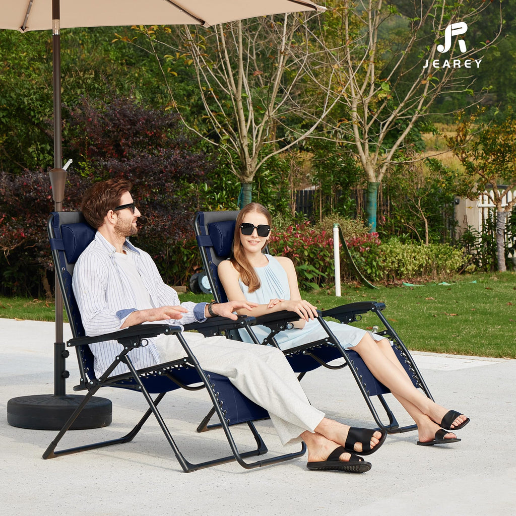 Oversized Zero Gravity Chairs Set of 2 V577406