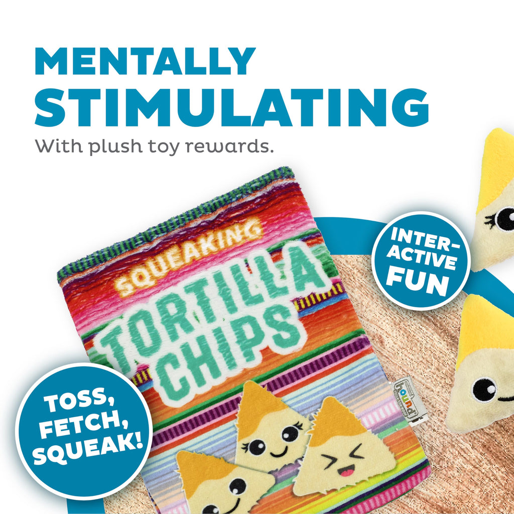 Tortilla Chips Puzzle Squeaky Dog Toys P92582