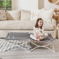 Portable Toddler Cot, Foldable Lightweight Travel Bed, Gray C994646